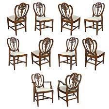 Restaurant dining chairs in classic black to suit any venue decor, light grays or white chairs to lighten a smaller space, and bright colors to set a cheerful, friendly tone. Carved Shield Back Chairs Set Of 10 Niagara Furniture Solid Mahogany