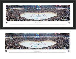 Hellebuyck shines as winnipeg jets win game 1 in edmonton. Winnipeg Jets Opening Game Panoramic Winnipeg Jets Wall Decor Framed Hardboard Print Plaquemount Pictures Frames And More Winnipeg Manitoba Mb Canada