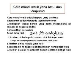 Nah, pada saat seperti inilah kita diwajibkan untuk mandi. Facebook