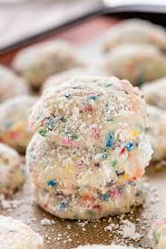 Store your buttery mexican wedding cookies in an airtight container. Mexican Wedding Cookies With Sprinkles Crazy For Crust