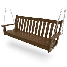 Comes with a cataphoresis finish, a high protection treatment for outdoor use. Polywood Vineyard 60 Bench Swing Gns60