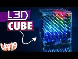 L3d Cube Interactive Programmable 3d Led Art Piece Cube Lamps Cube Art Pieces