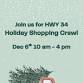 2025 Hwy 34 Holiday Shopping Crawl event image