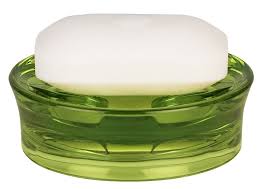 Spirella Max Light Olive Soap Dish Bathroom Green Porte Savon Savon Vert Olive