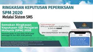 Cara semak keputusan sijil pelajaran malaysia 2020 online dan sms. 1jtvm3cedkbb M