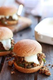 20 Minute Chicken Cheesesteak Sloppy Joe Sliders Halfbakedharvest Com Chicken Cheesesteak Food Half Baked Harvest
