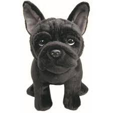Akc, ckc, fci, ankc, nzkc, ukc, kc (uk). Black French Bulldog Soft Plush Toy 30cm Stuffed Animal Faithful Friends Collectables
