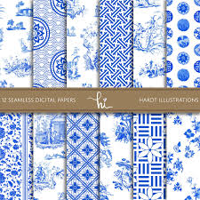 Blue White Chinoiserie Digital Paper Vintage Chinoiserie Etsy Digital Paper Chinoiserie Vintage Chinoiserie
