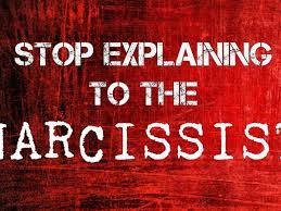 Seeking help is not in the nature of narcissists, and the nature of therapy itself is something that narcissists will generally find quite difficult. Stop Explaining To The Narcissist Do This Instead Pairedlife