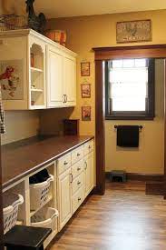 Get free kitchen design estimate by visiting a store near you. The Laundry Features A 30 Deep Countertop On One Side For Lots Of Room For Folding Clothes Open Base Cabinets Allow F Kitchen Design Kitchen Cabinets Kitchen