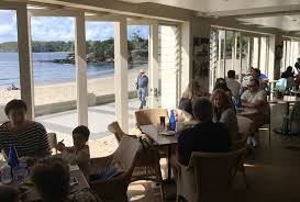The balmoral dining table is available in 4 sizes, and features a 'floating top' structure which gives the balmoral elegant lines that compliment the sturdy tapered legs as seen in the entire collection. The Main Dining Room At Bathers Pavilion Cafe Balmoral Picture Of Bathers Pavilion Mosman Tripadvisor