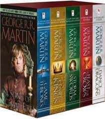 A bleeding star causes differing cultures to believe alternate prophecies are being fulfilled, leading to five separate kings clashing for power. George R R Martin S A Game Of Thrones 5 Book Boxed Set Song Of Ice And Fire