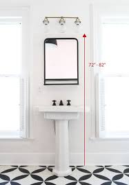 12' x 20' = 240' square feet. Bathroom Lighting Buying Installation Guide Apartment Therapy