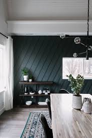 Grey Black Accent Wall Living Room Our Weekend Renovation Modern Dining Room Reveal Love Create Celebrate Feature Wall Living Room Modern Dining Room Green Accent Walls