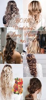 Top 13 Most Glamorous Boho Wedding Ideas Boho Wedding Hair Hairdo For Long Hair Braided Hairstyles For Wedding