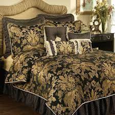5 out of 5 stars. Lismore Black And Gold Damask Comforter Bedding From Austin Horn Classics