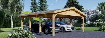 Il costo di una tettoia in legno per terrazzo varia in base al tipo di struttura. Tettoia Auto In Legno Doppia Classic 6x6 M