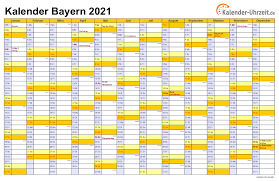 Klicken sie auf den jeweiligen feiertag für weitere informationen. Feiertage 2021 Bayern Kalender