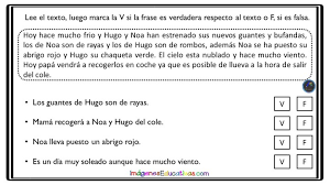 ¿jugamos a verdadero o falso?what do you want to do now? Comprension Lectora De Mini Textos Verdadero O Falso Imagenes Educativas