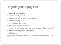 Regeringens politik i sverige & eu. Ppt Det Svenska Politiska Systemet Powerpoint Presentation Free Download Id 6300407