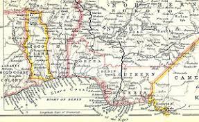 1819 map showing the tribes of judah in north central africa, identified by the name ajouda french for judah. Slave Coast Of West Africa Wikipedia