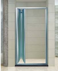 ✔️we use aluminum, stainless steeel and waterproof accessories, even the screws are made of white steel to. Custom 2 Fold Bath Shower Screen Pivot Bifold Door 2 Folding 8mm Glass Brushed Nickel Hinges Kd3207 Manufacturers Suppliers Factory Kmry