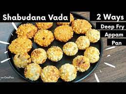 Crispy Sabudana Vada Recipe In 2 Ways Appan Pan And Fried Navratri Vrat Recipe Youtube Recipes Sabudana Vada Food