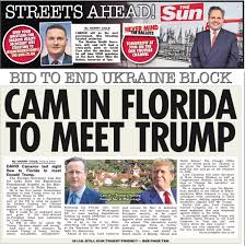 Harry Cole on X: "EXC: Foreign Sec David Cameron has jetted to Florida to  meet Donald Trump, @thesun can reveal 🇺🇦 Ukraine arms plan on the agenda  amid Republican stalemate 🤝 Key