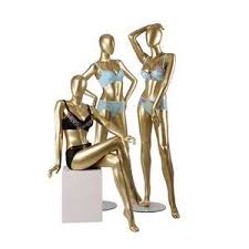 Smaller children mannequins can cost $55 to $85 for a full body. Fashion Designer Full Body Big Breast Lingerie Female Gold Mannequin