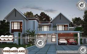 2 storey modern house designs and floor plans tips : Two Storey House Design With Terrace 50 Modern Home Floor Plans