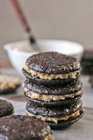 German Chocolate Sandwich Cookies Gluten Free Recipe Chocolate Sandwich Food Chocolate Sandwich Cookies
