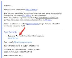 There is no registration needed. How Will I Receive And Where Can I Download The Files Of My Purchased Product Press Customizr Documentation