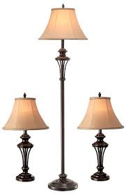 Macmillan 3 Piece Buffet Floor And Table Lamp Set Traditional Table Lamps Table Lamp Sets Lamp Sets