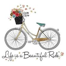 Large Decal Bike With 3d Flowers Large Decal Wall Decals 3d Flowers