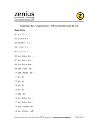 Berikut ini kami sajikan beberapa soal dengan pembahasannya untuk kamu pelajari. Soal Soal Persamaan Kuadrat Pdf