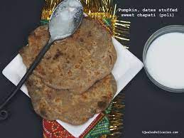 Bhakshalu Oliga Poornam Poli Sweet Chapati Or Puran Poli A Popular Indian Festive Food Recipe Recipes Chapati Food
