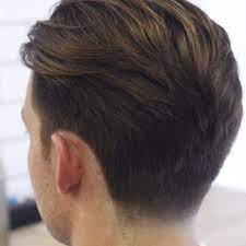 Znalezione Obrazy Dla Zapytania Men Hair Back View Taper Fade Long Hair Medium Hair Styles Haircuts Straight Hair