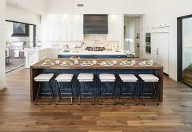 A large center island is accompanied by an additional bar, perfect for serving meals or adding bar stools for casual dining. 5 Double Island Kitchen Ideas For Your Custom Home
