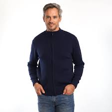 Gilet homme mise au green couleur noire taille xl en bon état. Gilet Homme Zippe Col Montant 100 Pure Laine Merinos Ottawa All Ocean