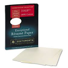 southworth 100% cotton resume paper 32