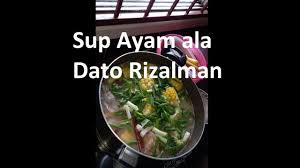 Berikut rangkuman brilio.net dari berbagai sumber, 20 resep sup ayam. Channel Nenek Sup Ayam Ala Dato Rizalman Masakanmelayu Sup Supayam Ayam Youtube