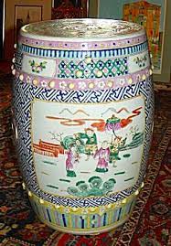 Chinese Porcelain Garden Seat Garden Seating Ceramic Garden Stools Chinese Porcelain