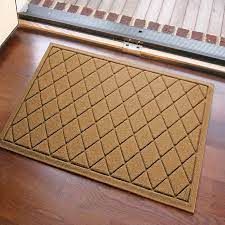 Height is about 0.75 inch with a rubber backing. Weather Guard Argyle 23 Inch X 35 Inch Door Mat Bed Bath And Beyond Canada