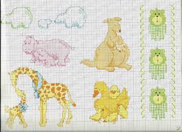 Cross stitch patterns to welcome a new baby. Baby Giraffe Cross Stitch