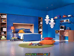 غرف نوم أطفال أبيض أزرق أصفر أسود وكل الألوان عملية و حديثة