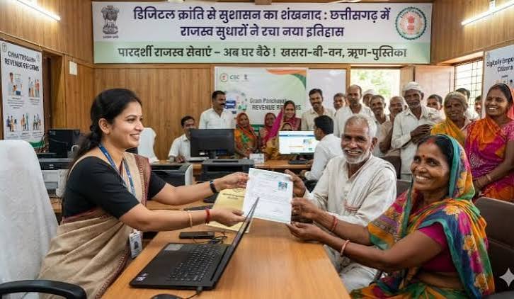 डिजिटल क्रांति से सुशासन का शंखनाद: छत्तीसगढ़ में राजस्व सुधारों ने रचा नया इतिहास – Roytarsnews