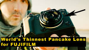 Smallest pancake lens EVER!