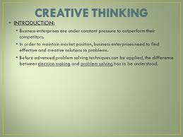 Critical and creative thinking lessons represent a broad range of thinking strategies that extend and enrich the virginia standards of learning and. Business Studies Grade Ppt Video Online Download