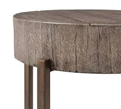 Fargo 40 Round Reclaimed Wood Coffee Table In 2020 Wood End Tables Coffee Table Pottery Barn Reclaimed Wood Console Table