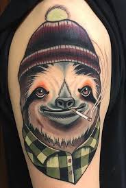 Brian Poval Sloth Tattoo Sloth Tattoo Arm Cover Up Tattoos Arm Tattoos For Guys
